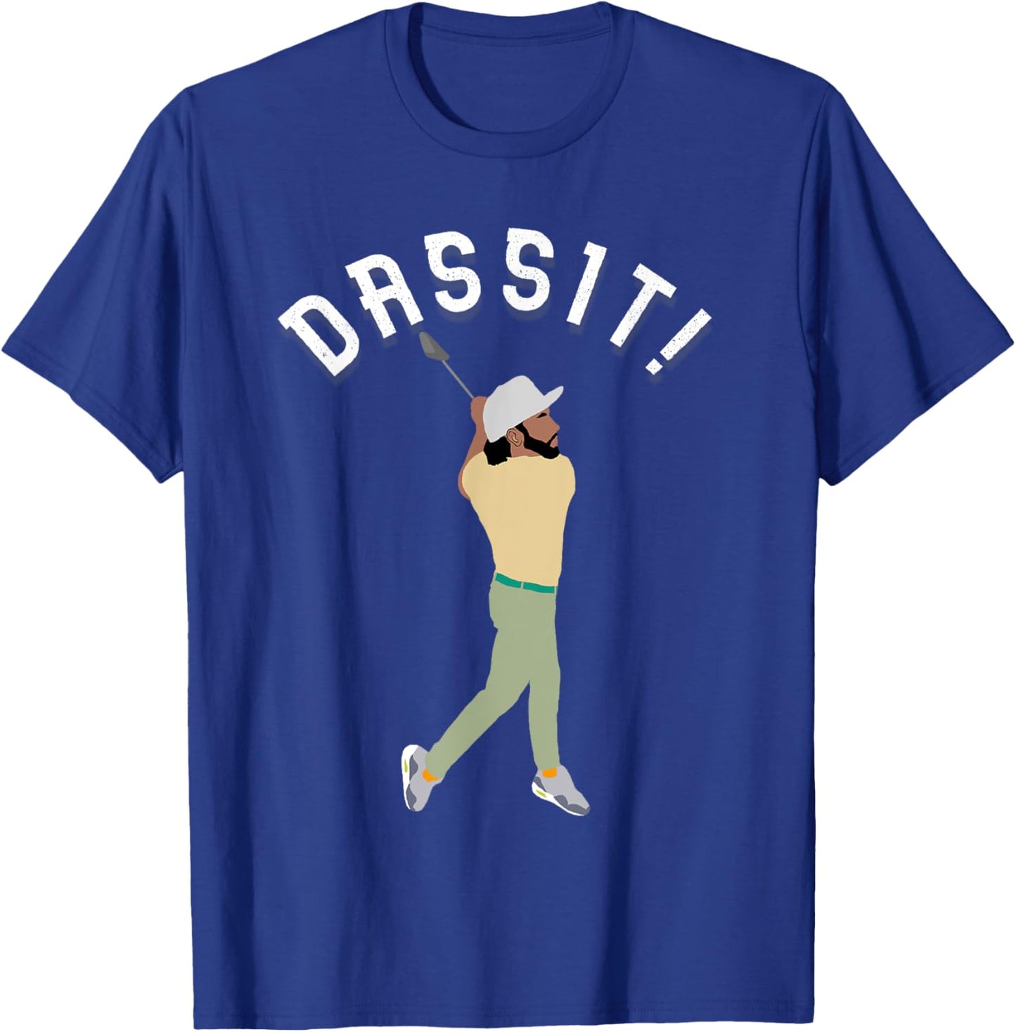 Dassit! Funny Golfing Manolo Funny Golf Gift Golfers T-Shirt - T-Shirt | Royal