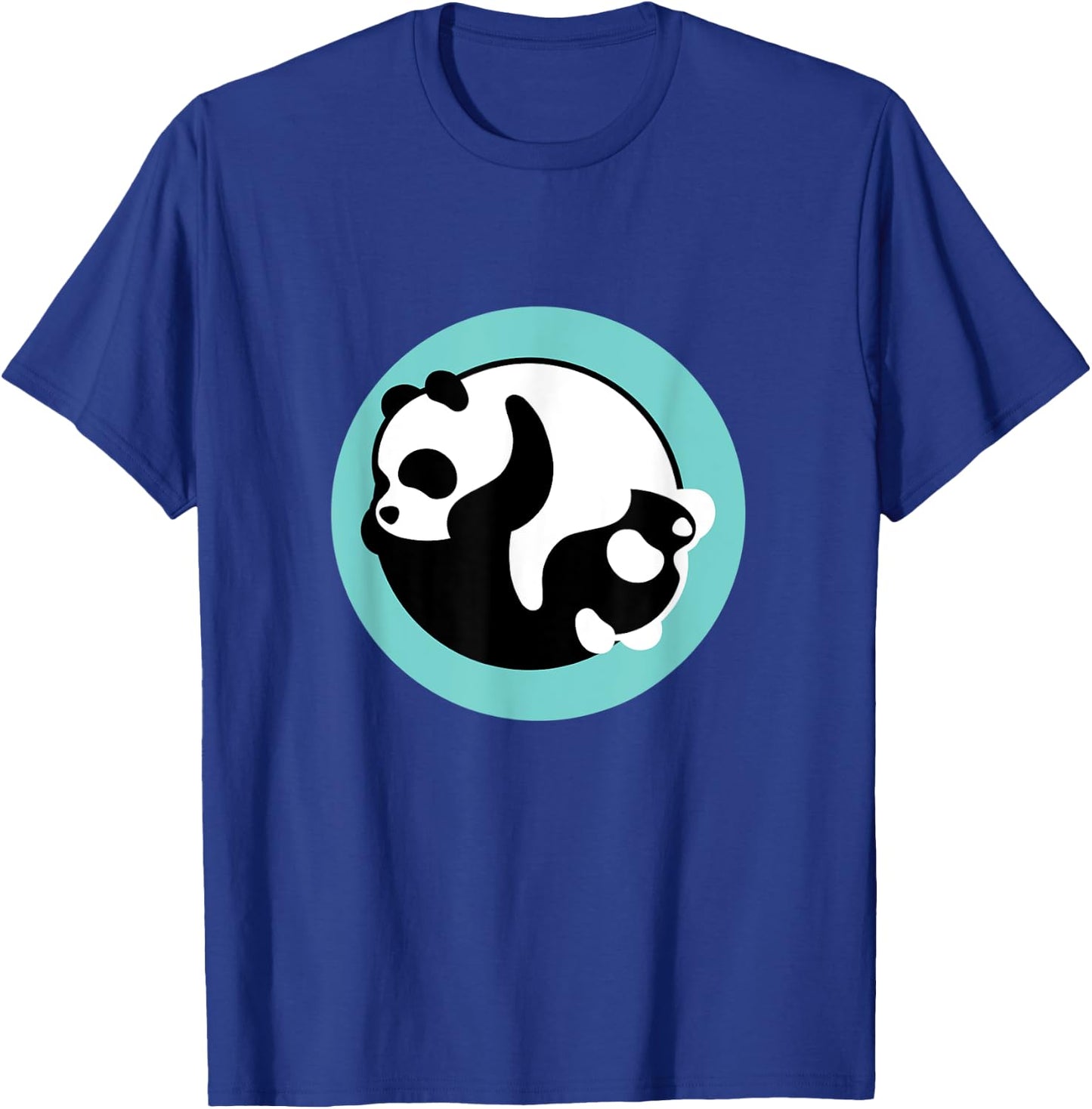 Yin And Yang Black White Art Panda Bear Cute Asian Gift T-Shirt - T-Shirt | Royal