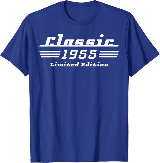 Classic 1955 Limited Edition Oldtimer 70th Birthday T-Shirt - T-Shirt | Royal