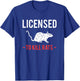 Licensed To Kill Rats exterminator T-Shirt - T-Shirt | Royal
