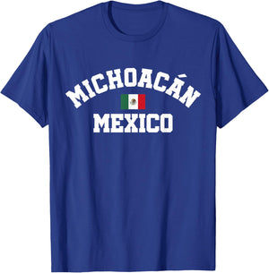 Michoacan Mexico Flag, Michoacan Mexico, Michoacan T-Shirt - T-Shirt | Royal