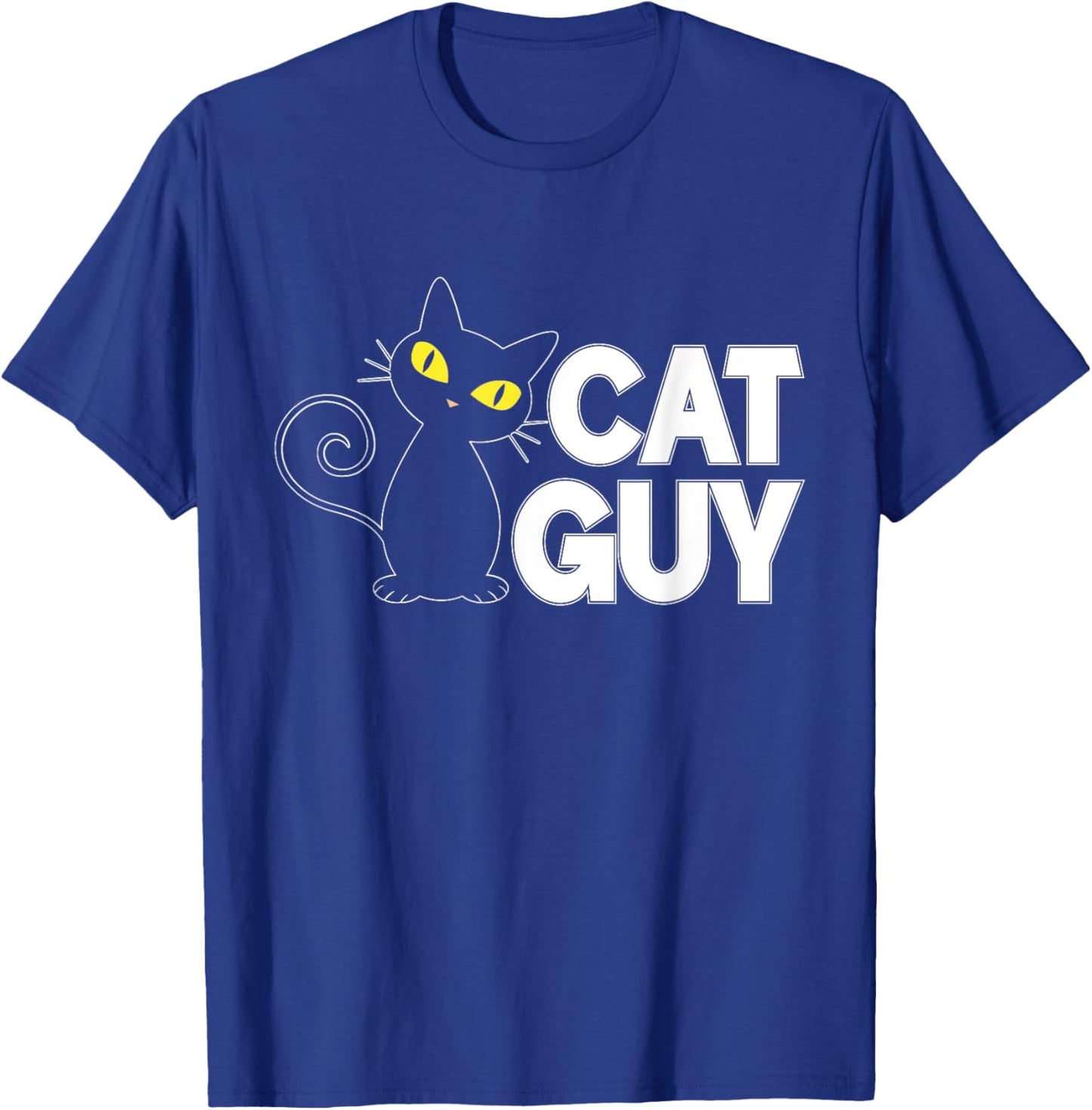 Cat Guy Cat Dad Men Women T-Shirt - T-Shirt | Royal