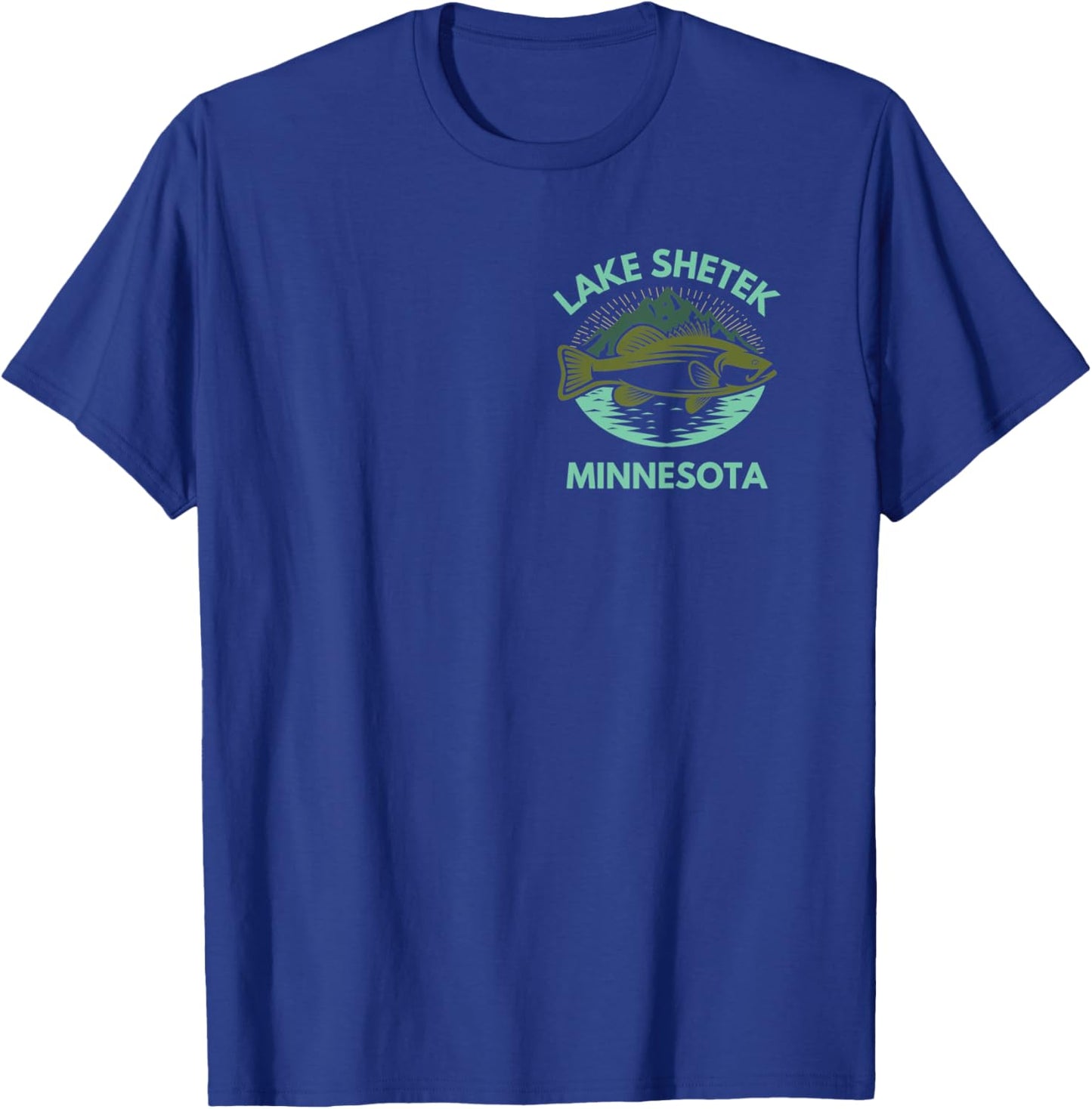 Lake SHETEK Minnesota Trip Family Love Fishing Lake Camping T-Shirt - T-Shirt | Royal