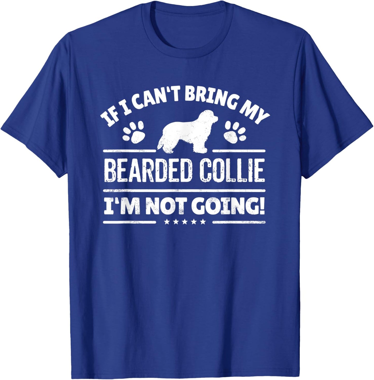 Bearded Collie T-Shirt - T-Shirt | Royal