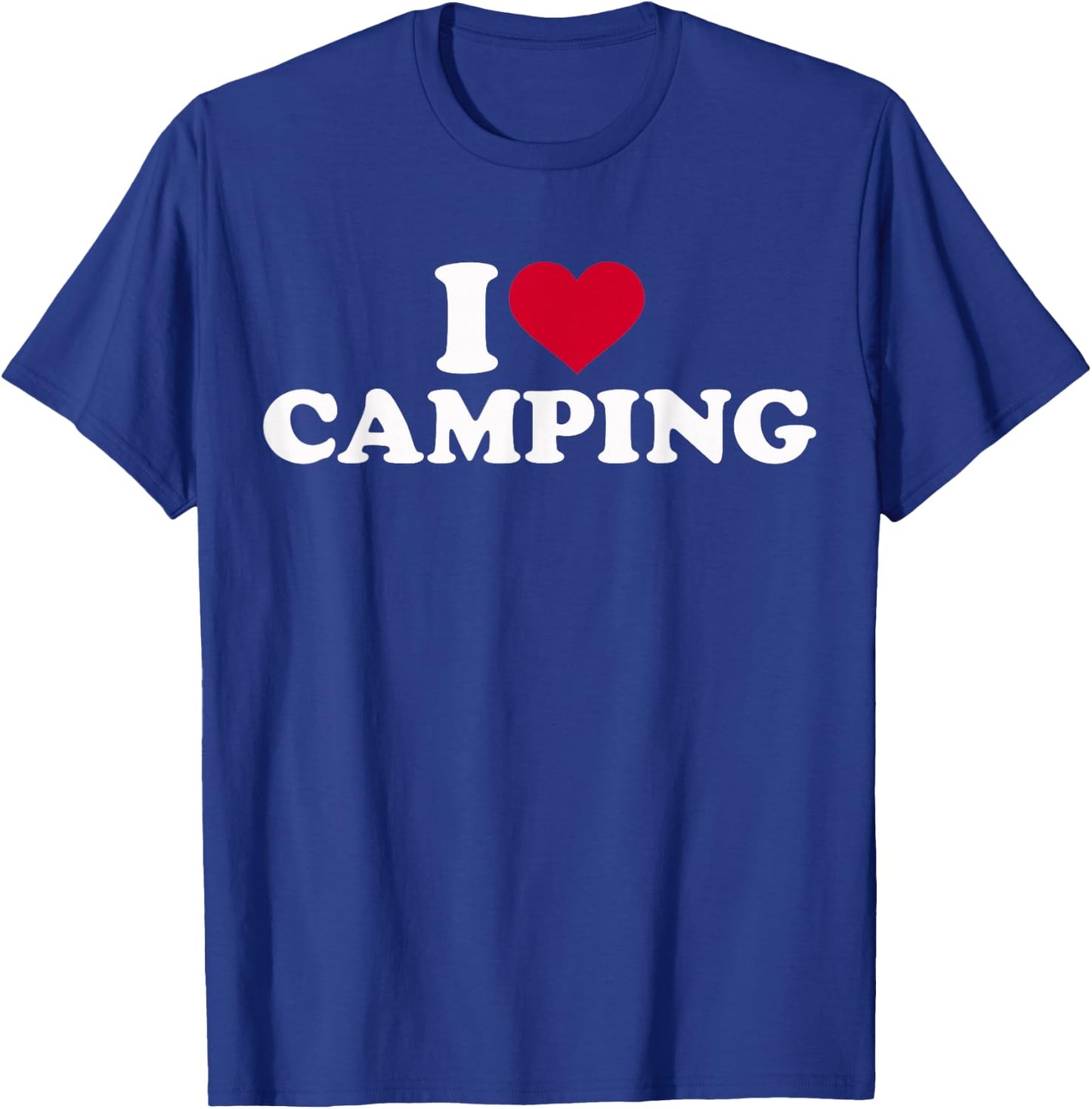 I Love Camping T-Shirt - T-Shirt | Royal