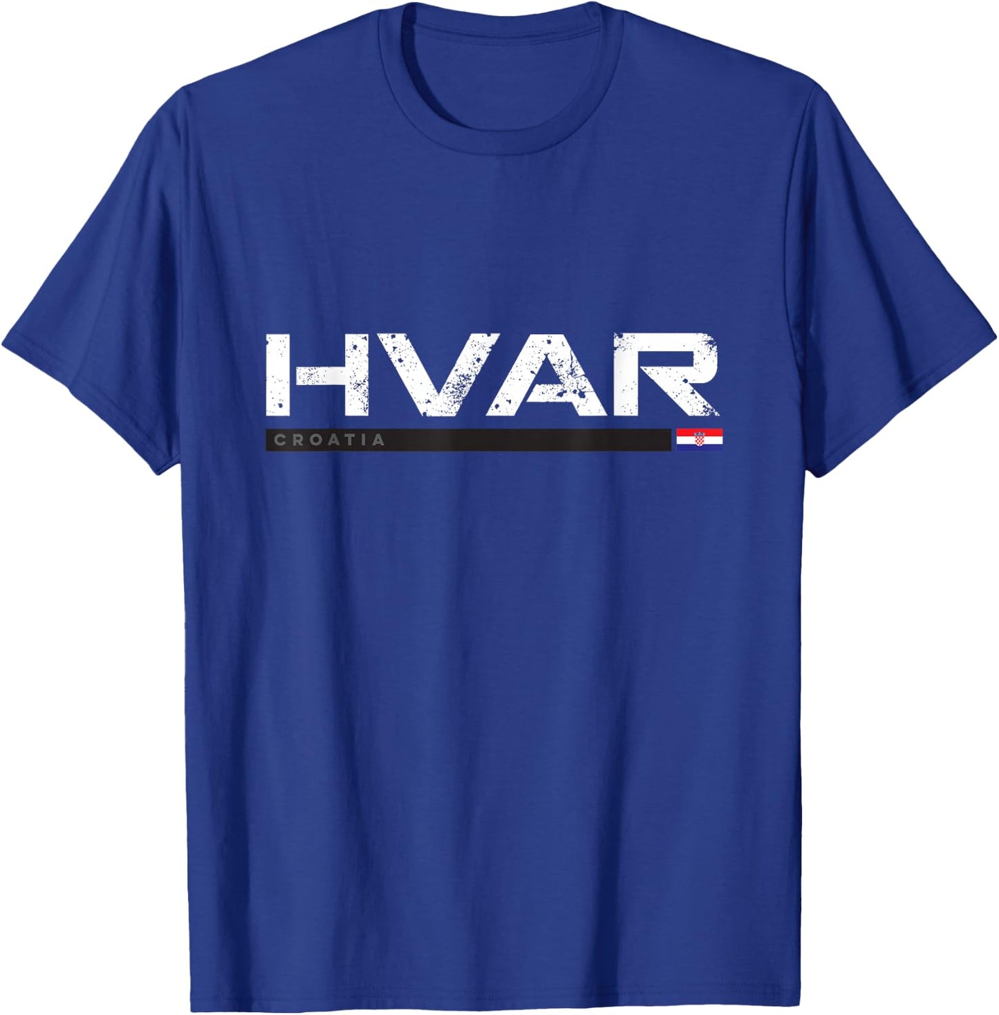 Hvar Croatia Vintage Retro T-Shirt - T-Shirt | Royal