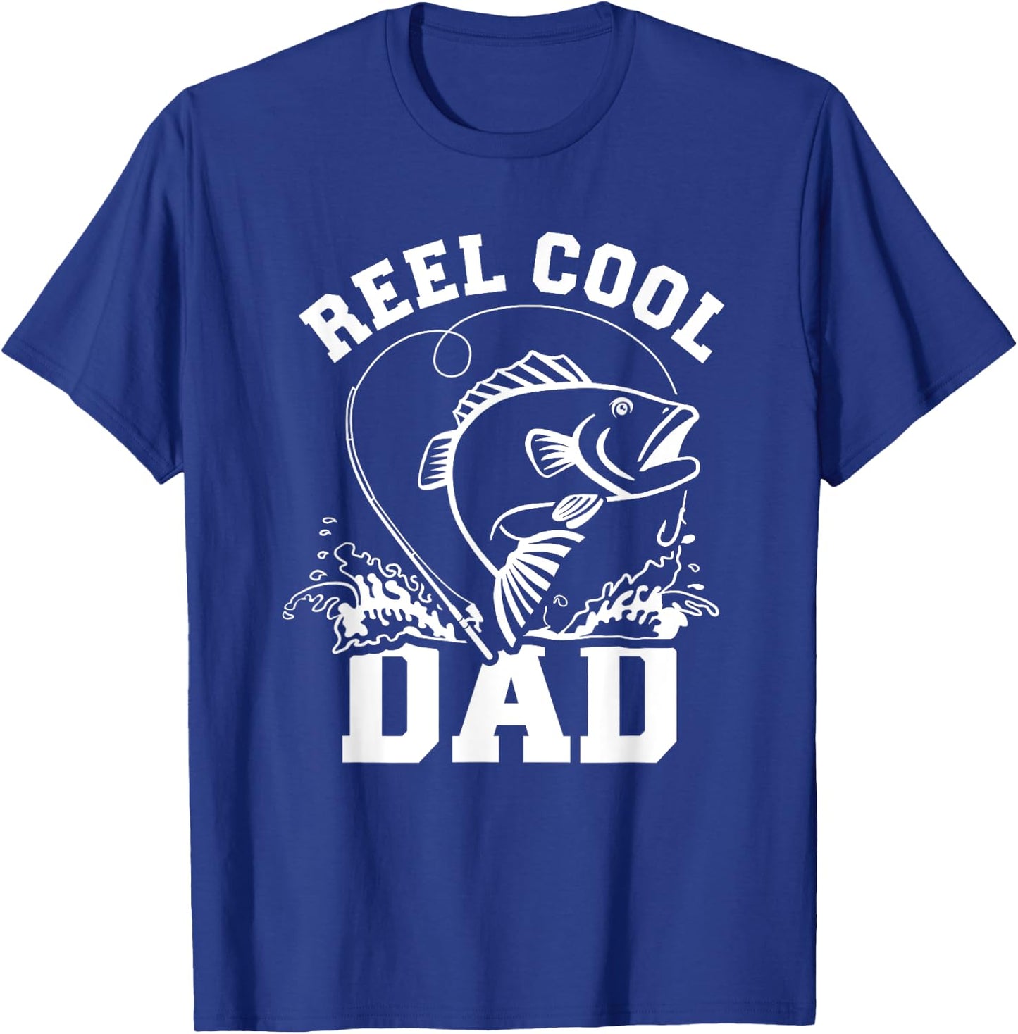 Reel cool dad fishing T-Shirt - T-Shirt | Royal