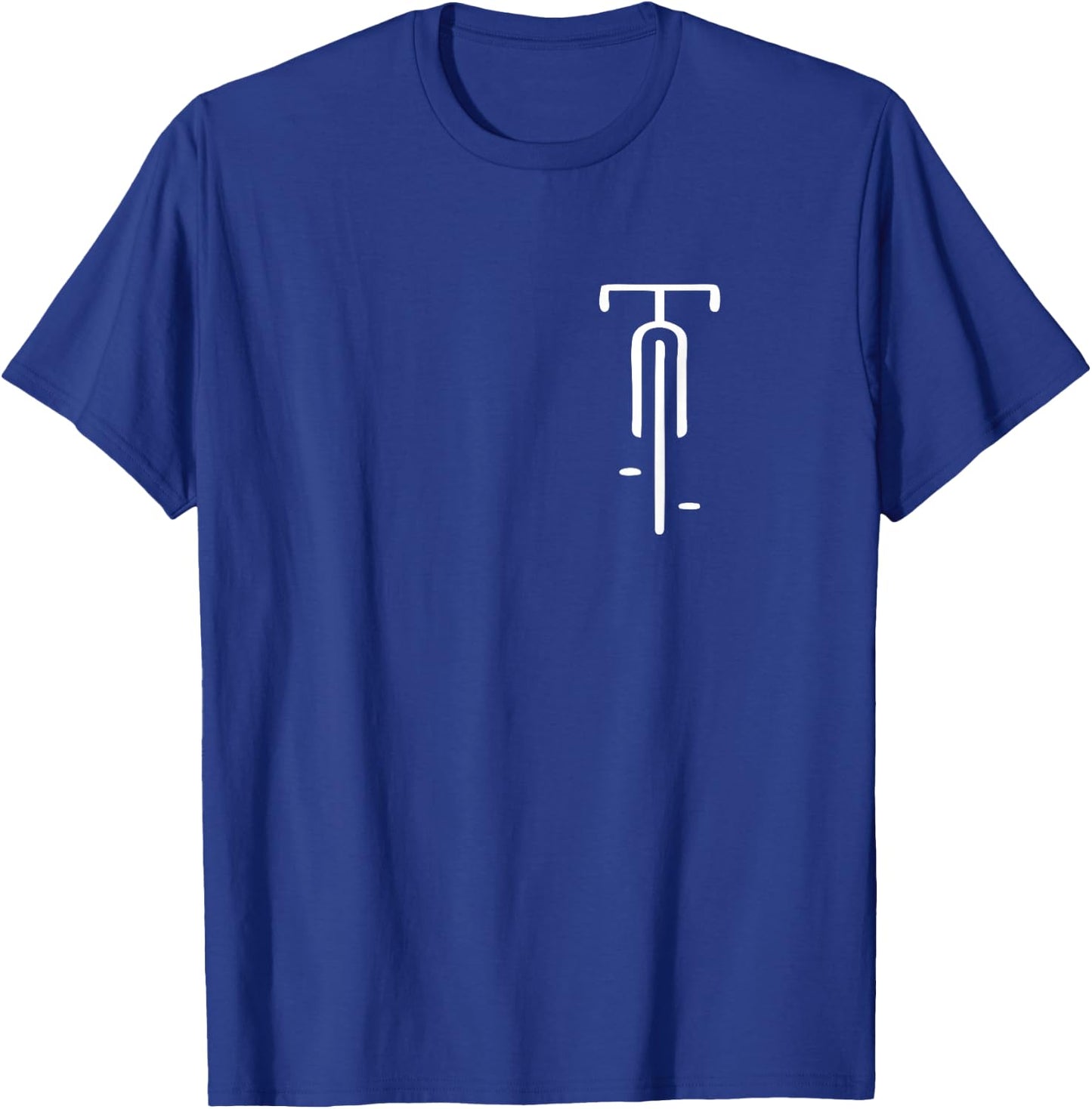Bicycle Logo Minimal Retro for Bicycle Lovers Small T-Shirt - T-Shirt | Royal