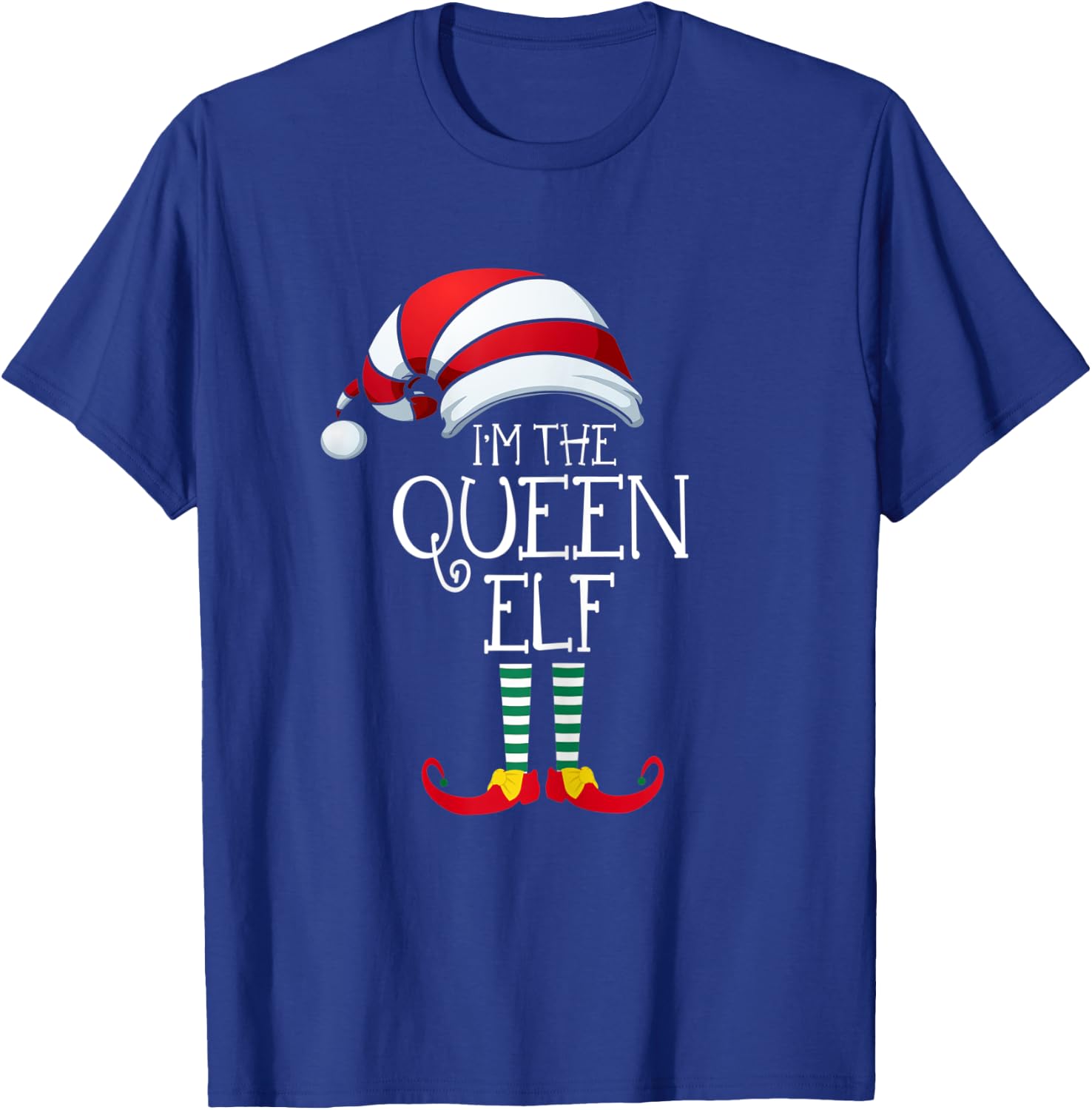 I'm The Queen Elf Family Matching Christmas Gift Group T-Shirt - T-Shirt | Royal