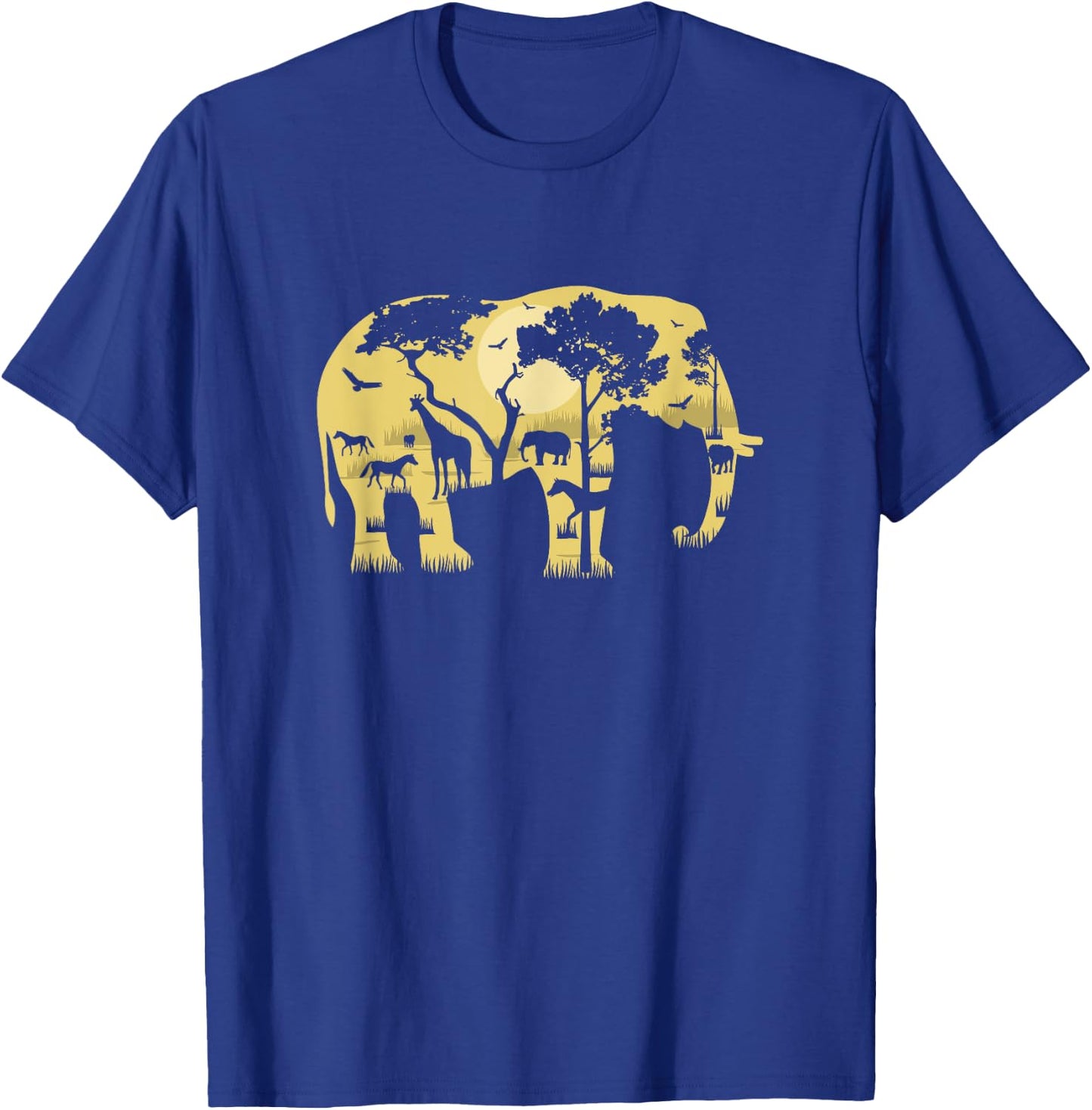 African Elephant Africa Wildlife Safari Nature Wild Animals T-Shirt - T-Shirt | Royal