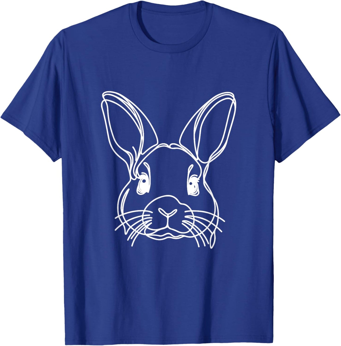 Line Art Dad Mom Rabbit - Dutch T-Shirt - T-Shirt | Royal