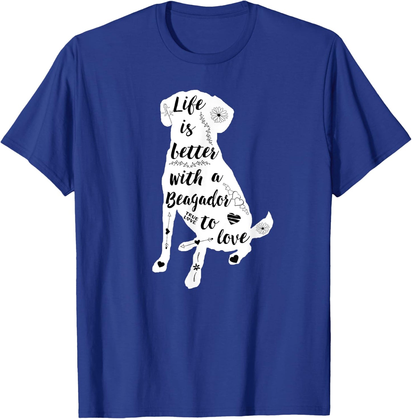 Beagador Design for Beagador Dog Lovers Women Girls Kids T-Shirt - T-Shirt | Royal