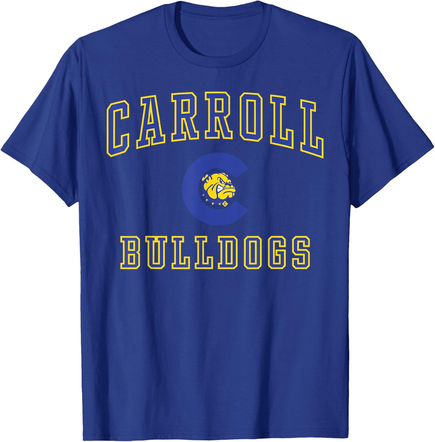 Carroll High School Bulldogs C1 T-Shirt - T-Shirt | Royal