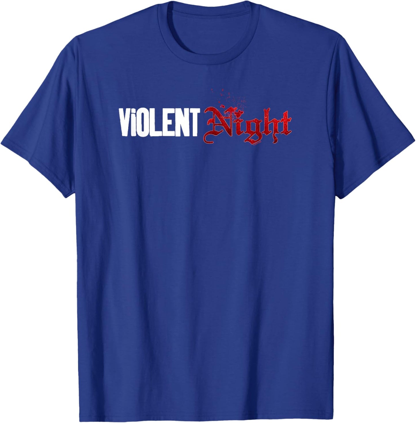 Violent Night Movie Logo T-Shirt - T-Shirt | Royal