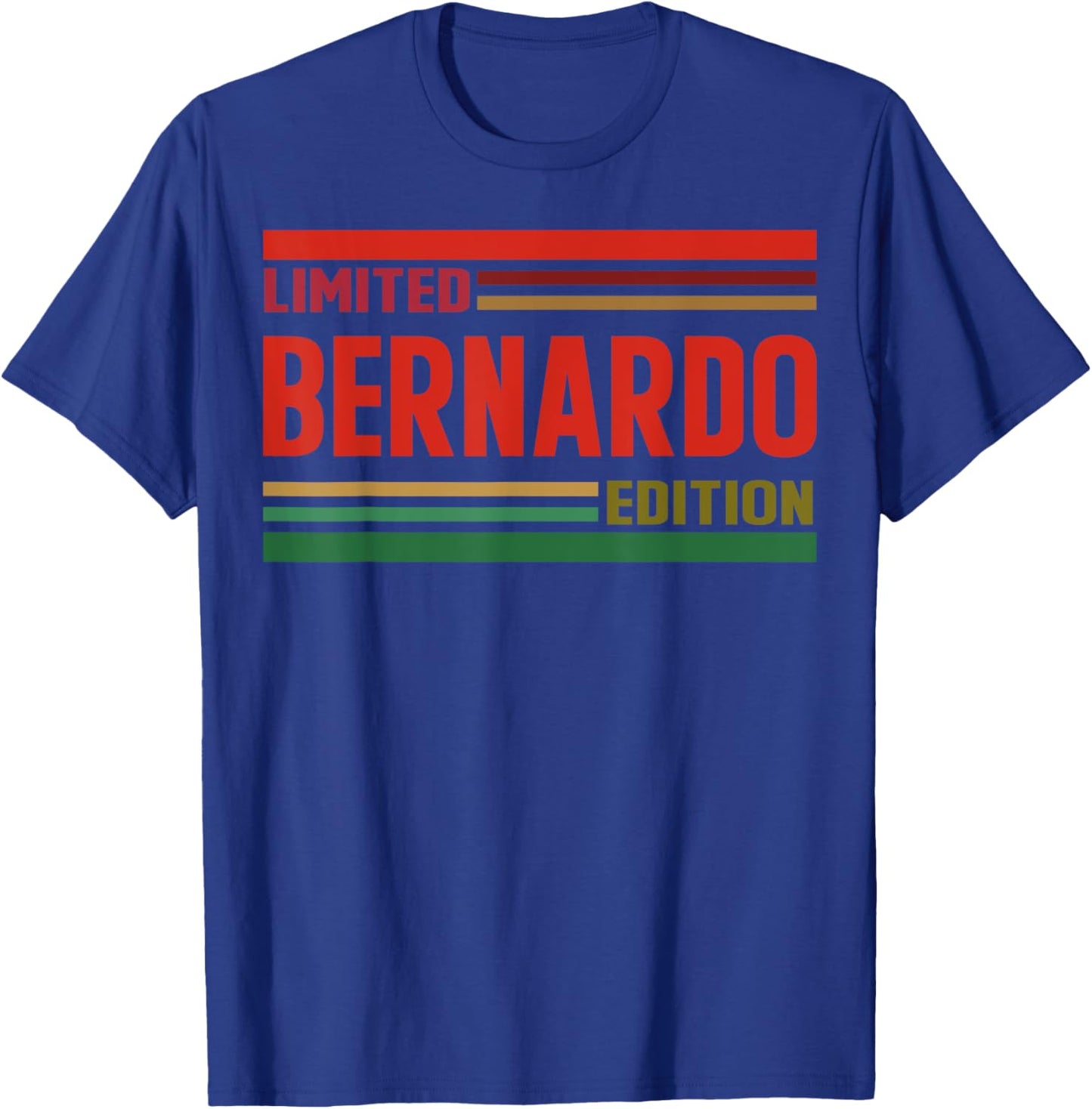 BERNARDO Limited Edition Shirt BERNARDO Name Personalized T-Shirt - T-Shirt | Royal