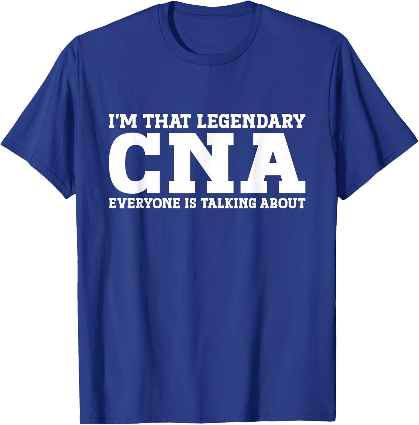 CNA Job Title Employee Funny Worker Profession CNA T-Shirt - T-Shirt | Royal
