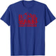Vintage Bomb Squad Dinger Home Run Baseball Softball Hitting T-Shirt - T-Shirt | Royal