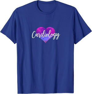 Cardiologist, Cardiovascular Technologist, Cardiology Nurse T-Shirt - T-Shirt | Royal