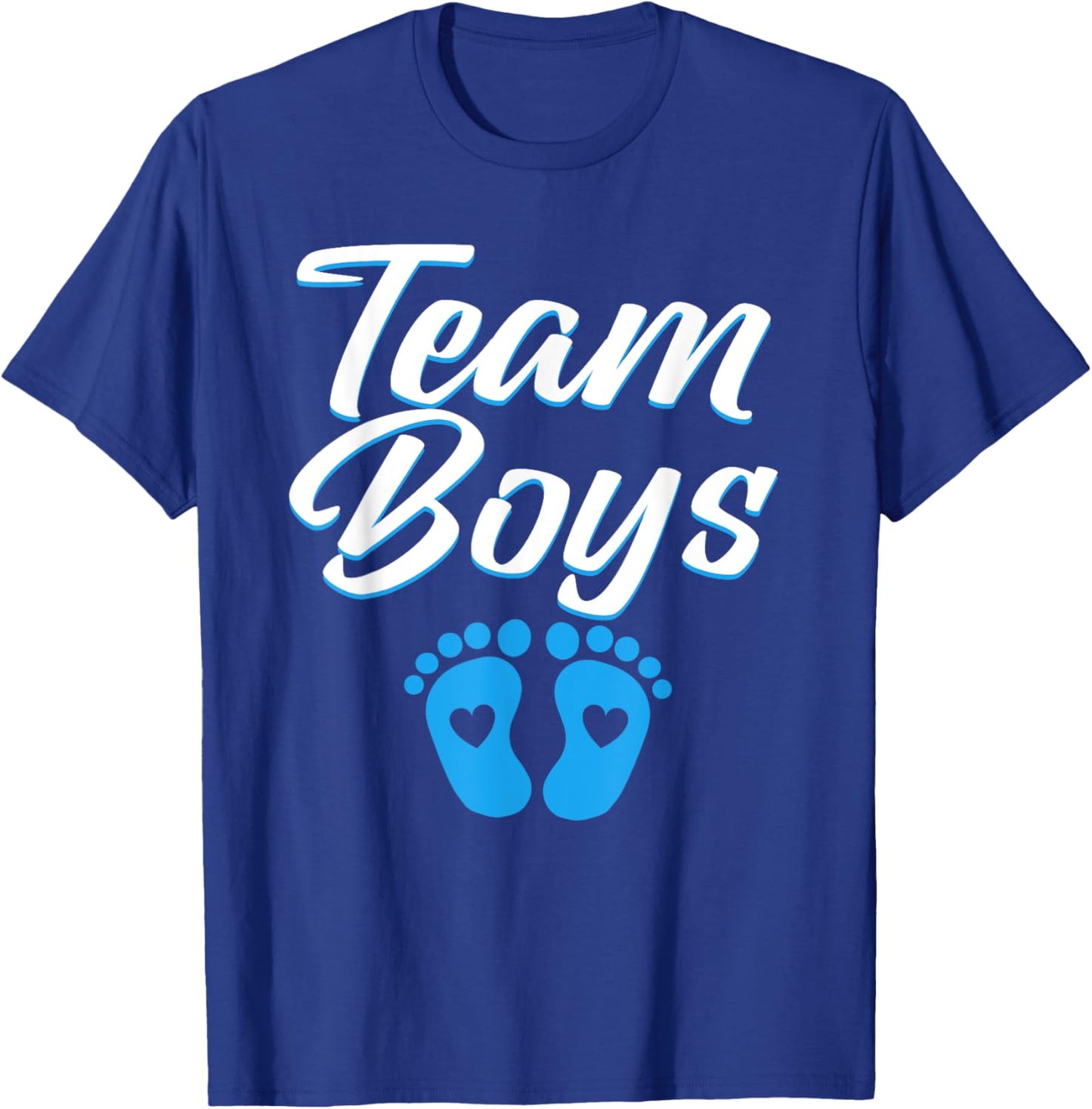 Team Boys Twin Gender Reveal Party For Twins Team Boy T-Shirt - T-Shirt | Royal