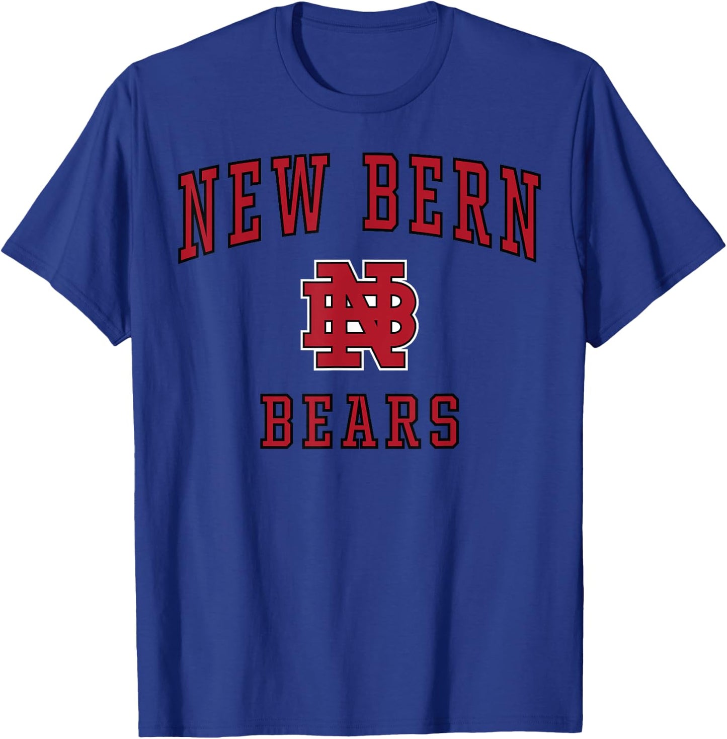 New Bern High School Bears C1 T-Shirt - T-Shirt | Royal