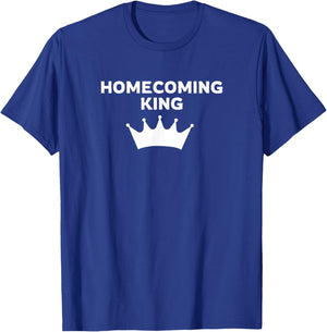 Matching Highschool Homecoming King T-Shirt - T-Shirt | Royal