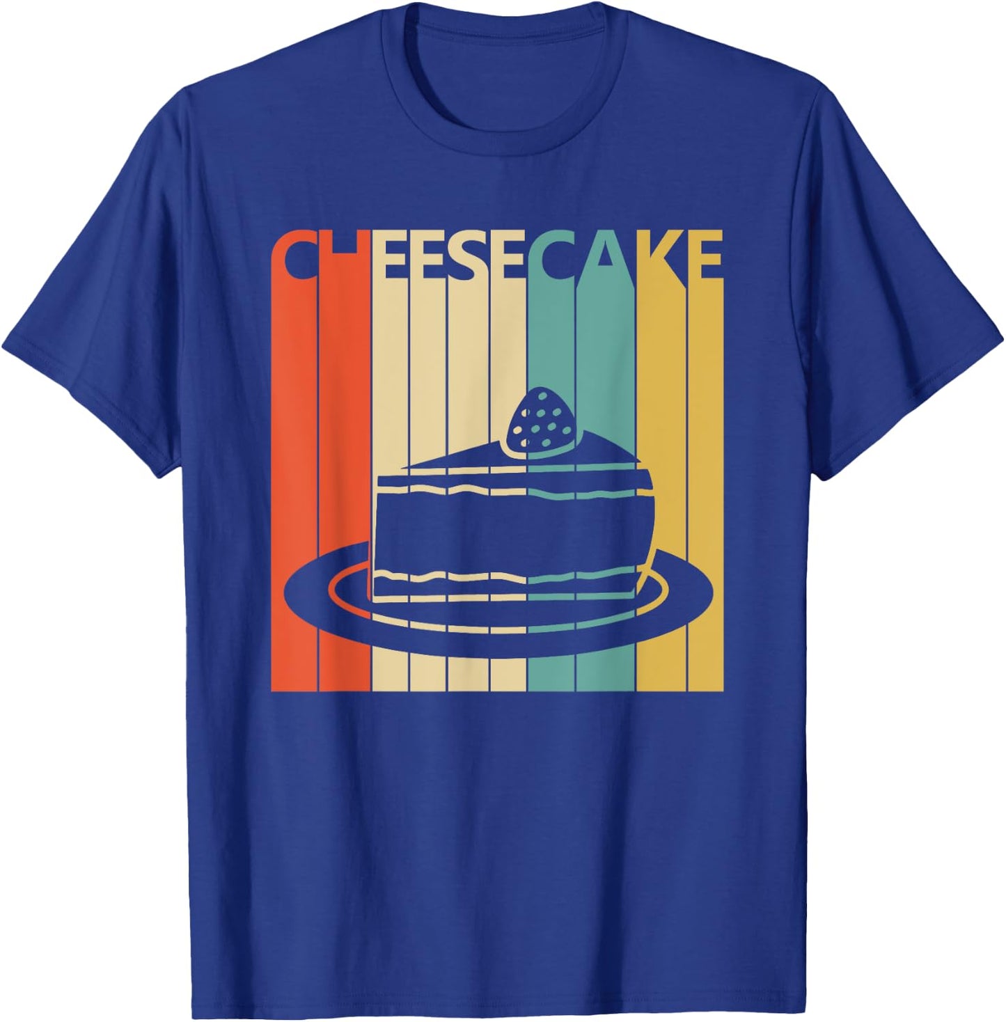Vintage Retro Cheesecake T-Shirt - T-Shirt | Royal
