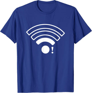 Cool Low WiFi signal lazy Halloween costumes 2021 T-Shirt - T-Shirt | Royal