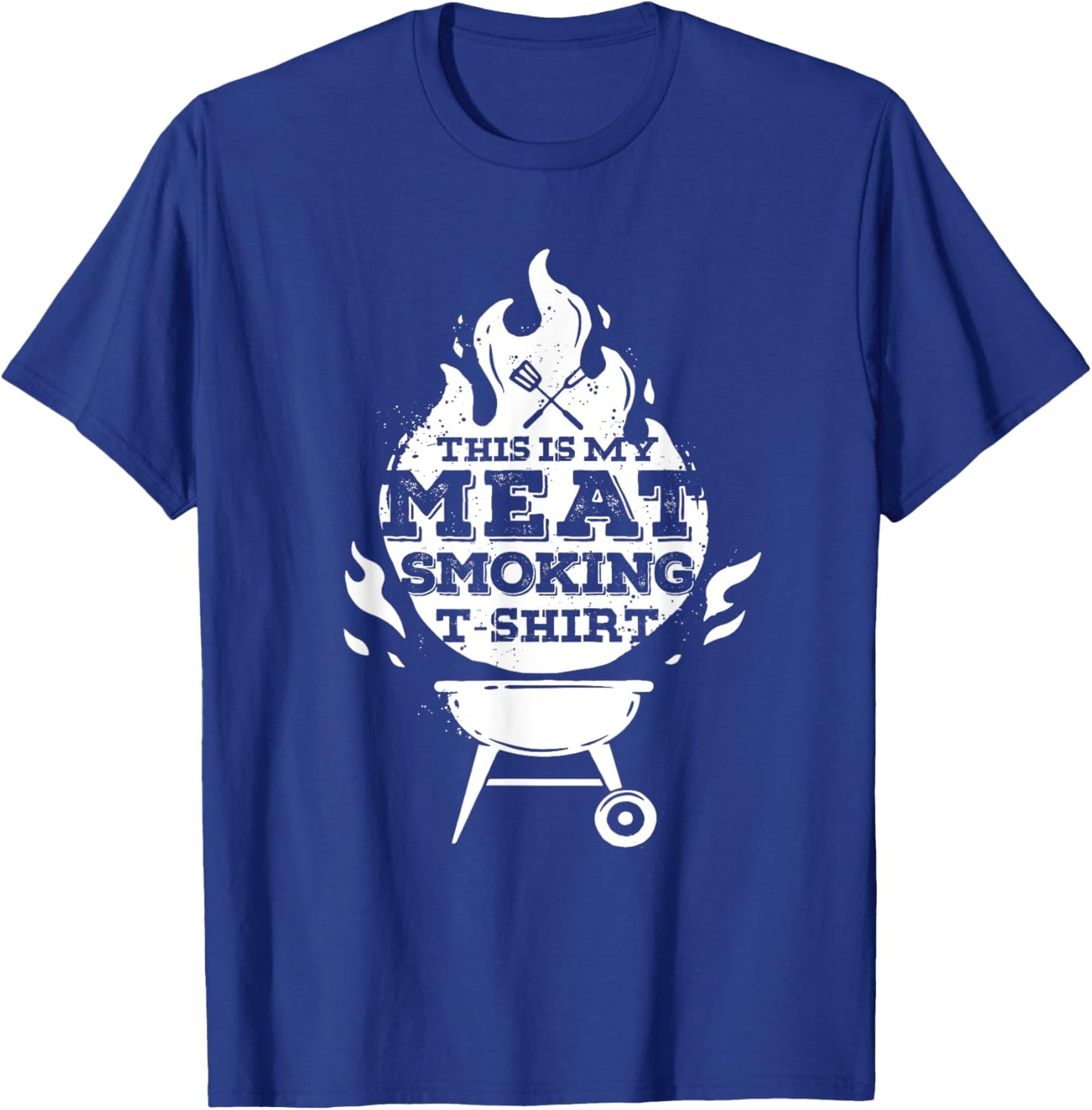 BBQ Smoker Vintage This Is My Meat Smoking T-Shirt - T-Shirt | Royal