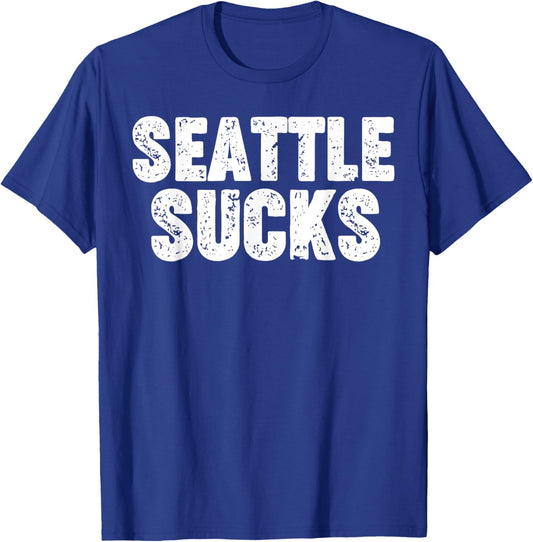 Seattle Sucks T-Shirt - T-Shirt | Royal