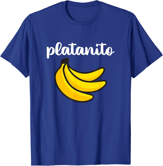 Platanito Cute Funny Spanish Word Toddler Boys Girls T-Shirt - T-Shirt | Royal