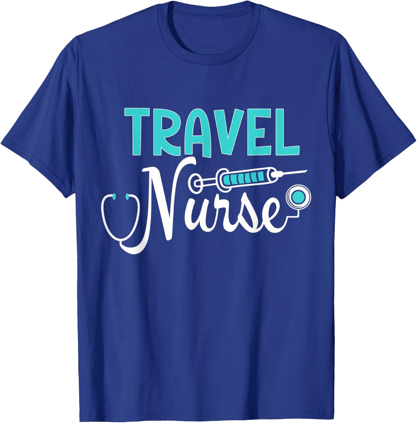 Proud Travel Nurse Shirt Cool Mother of Nurse T-Shirt - T-Shirt | Royal