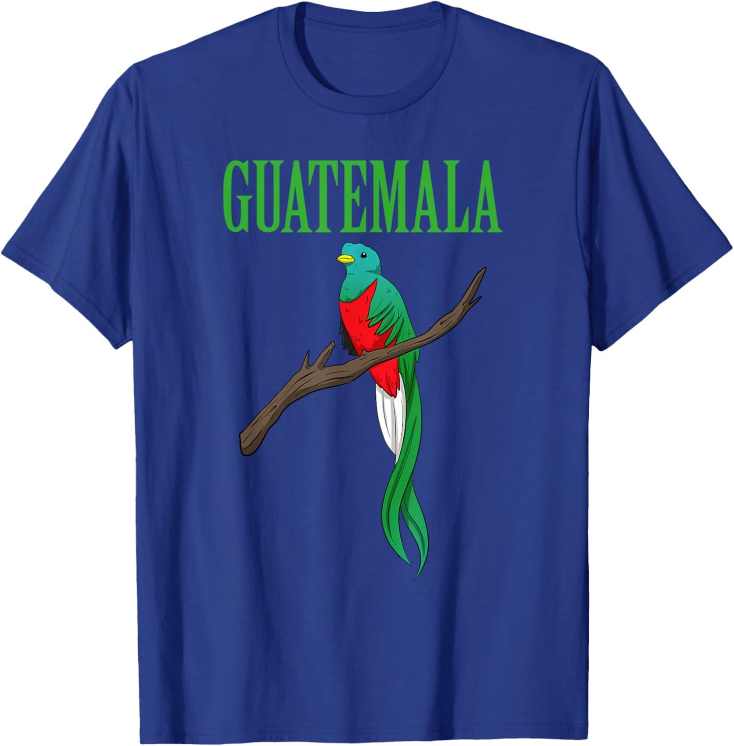 Guatemala Guate Quetzal Guatemalan National Bird T-Shirt - T-Shirt | Royal