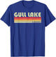GULL LAKE MICHIGAN Funny Fishing Camping Summer Gift Women Girls Kids T-Shirt - T-Shirt | Royal
