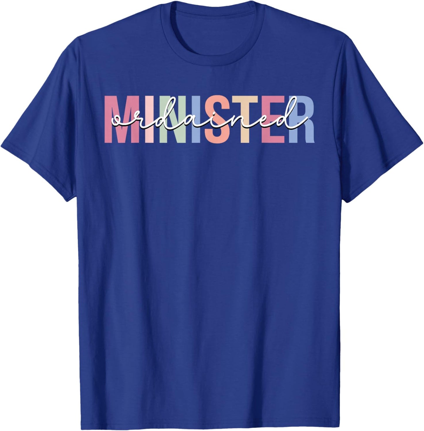 Ordained Minister Wedding Officiant T-Shirt - T-Shirt | Royal