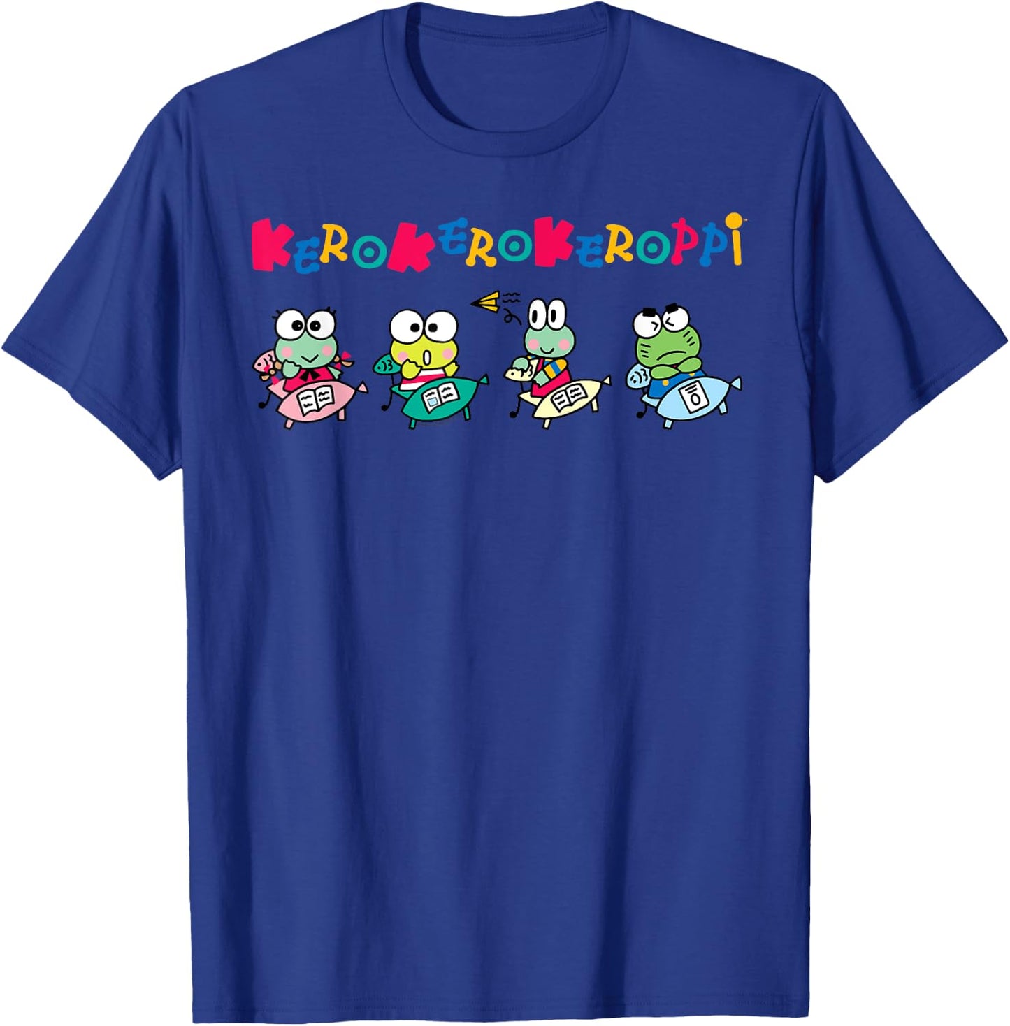 Keroppi School T-Shirt - T-Shirt | Royal