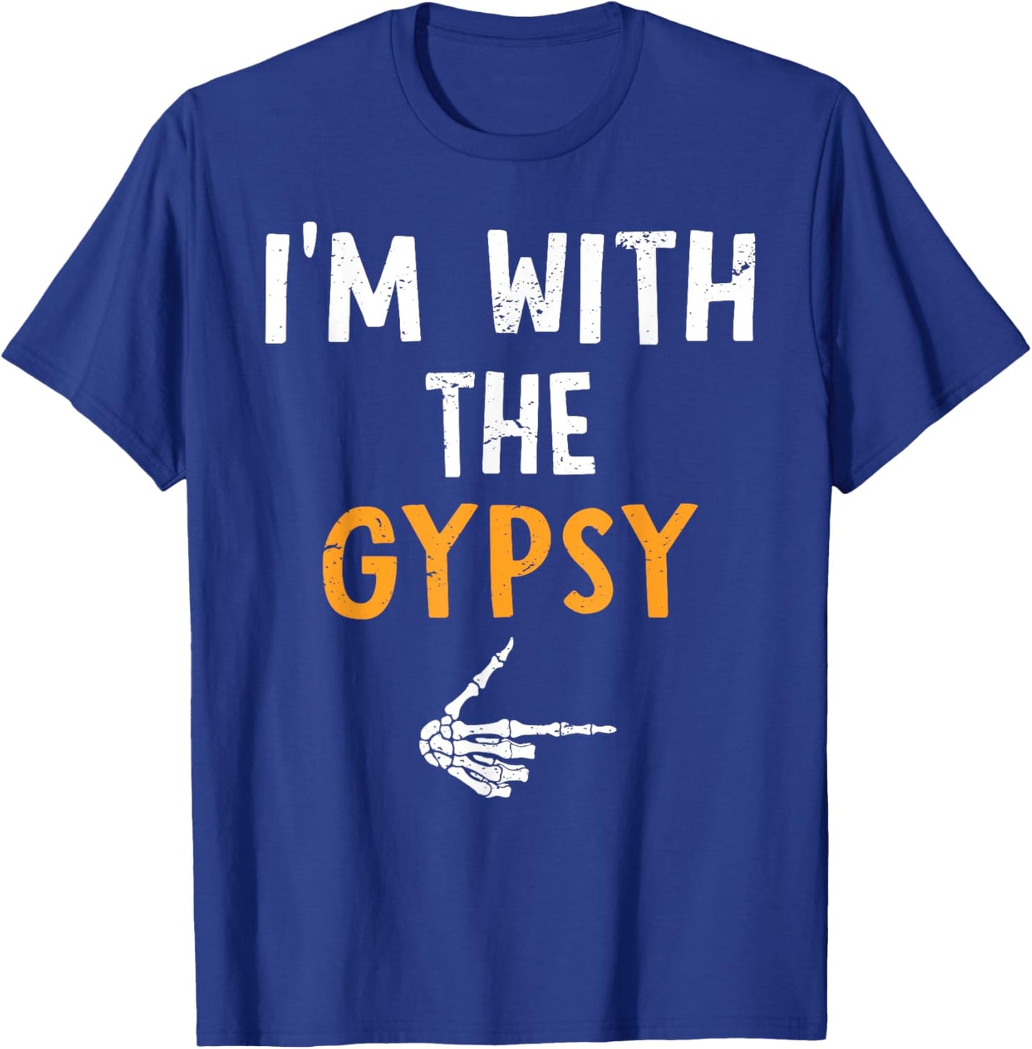 I'm with The Gypsy Costume Halloween Matching Couple T-Shirt - T-Shirt | Royal