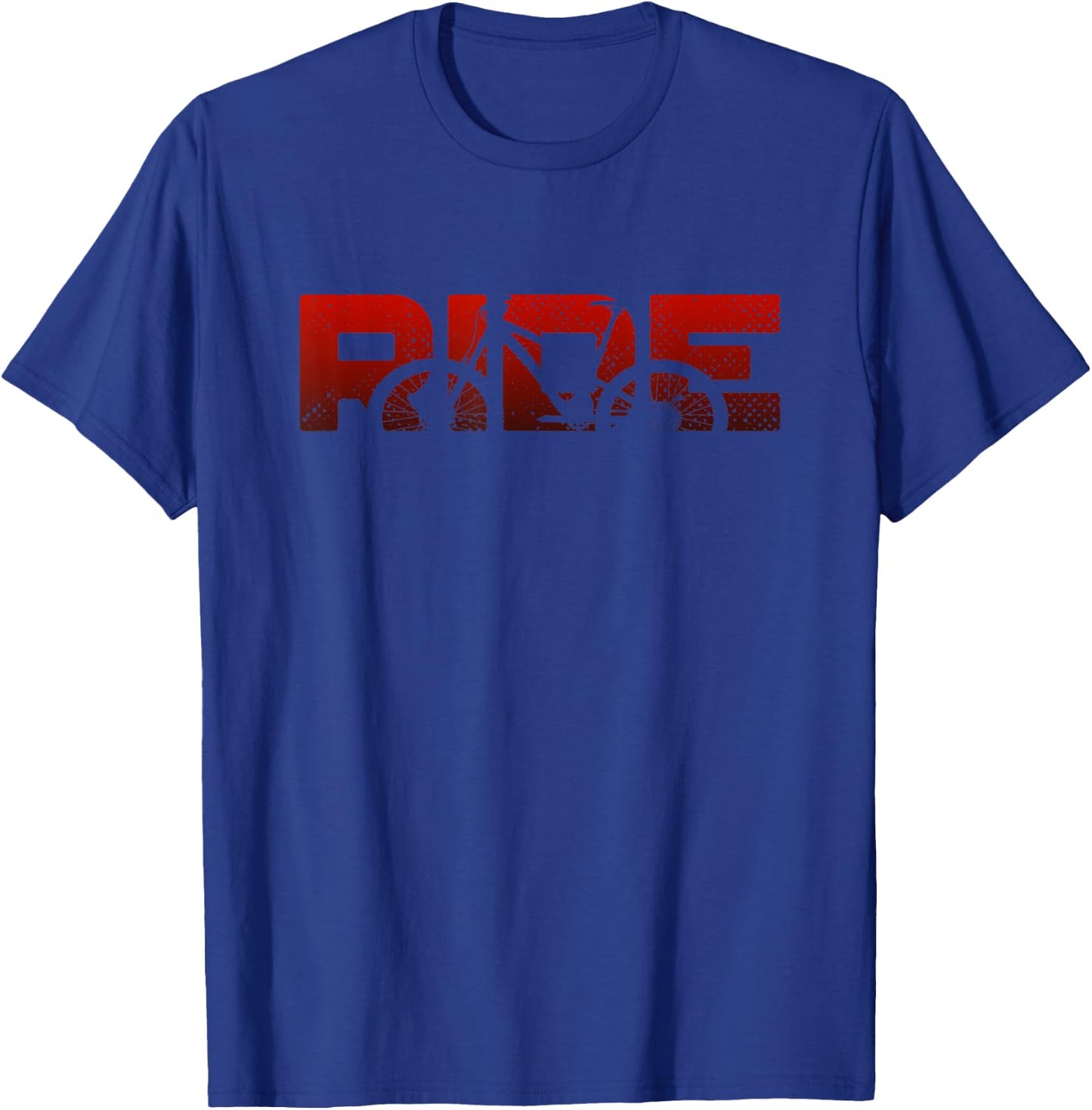 Ride Mountain Bike MTB Apparel - MTB Mountain Bike T-Shirt - T-Shirt | Royal