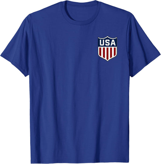 USA Crest T-Shirt - T-Shirt | Royal