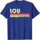 LOU Gift Name Personalized Funny Retro Vintage Birthday T-Shirt - T-Shirt | Royal
