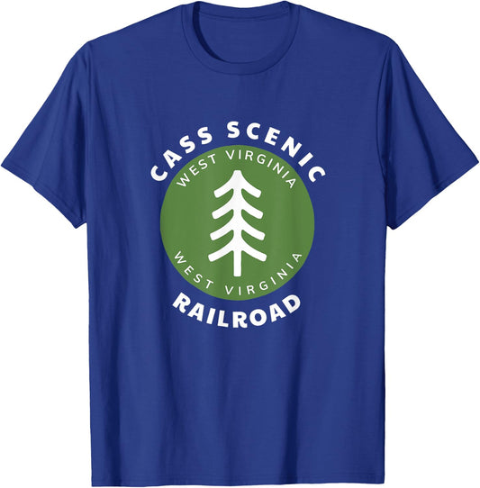 Cass Scenic Railroad State Park West Virginia Souvenir WV T-Shirt - T-Shirt | Royal