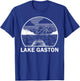 LAKE GASTON NORTH CAROLINA Funny Fishing Camping Summer Gift Women Kids T-Shirt - T-Shirt | Royal