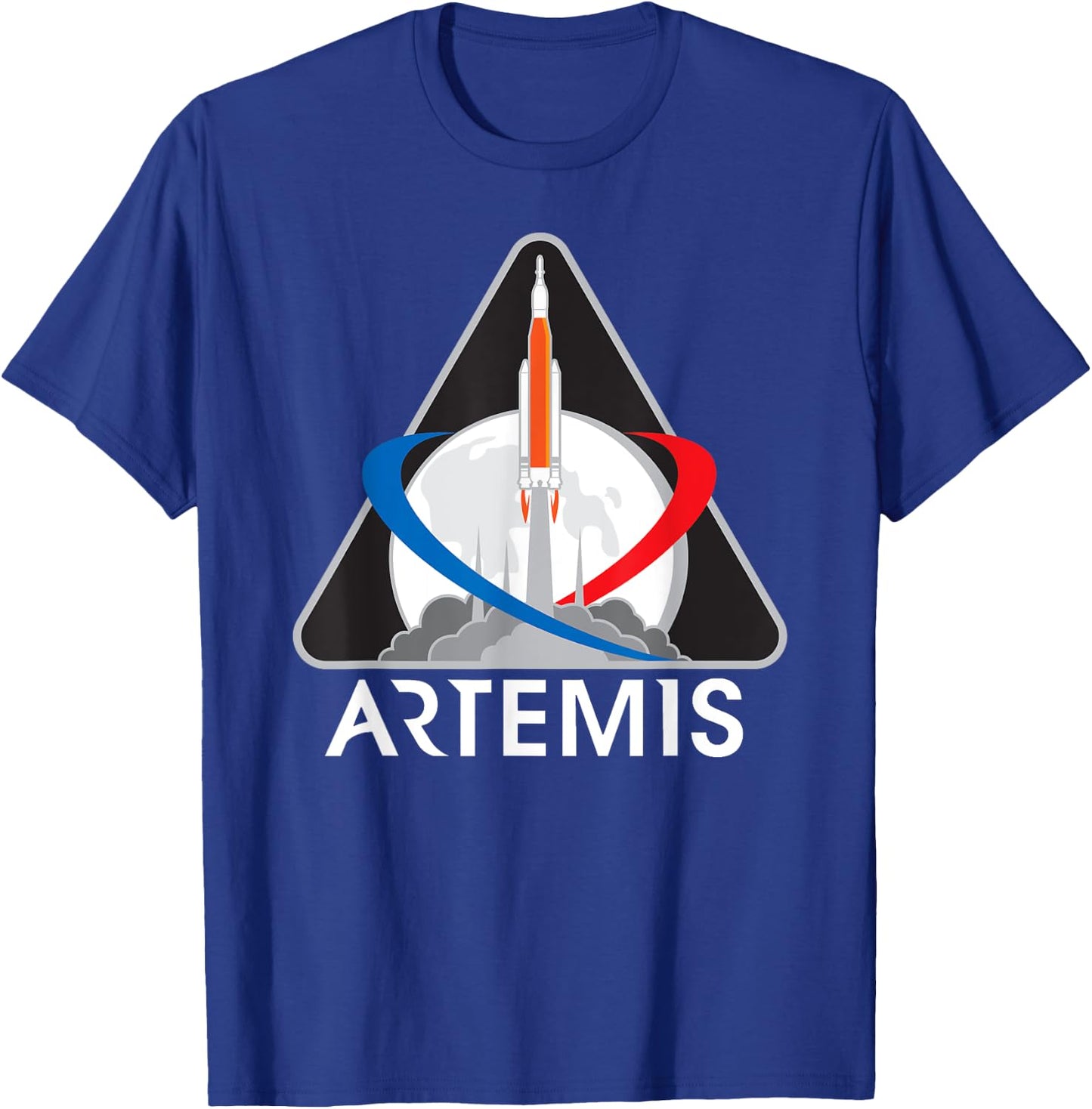 Artemis Mission One Astronaut Patch T-Shirt - T-Shirt | Royal