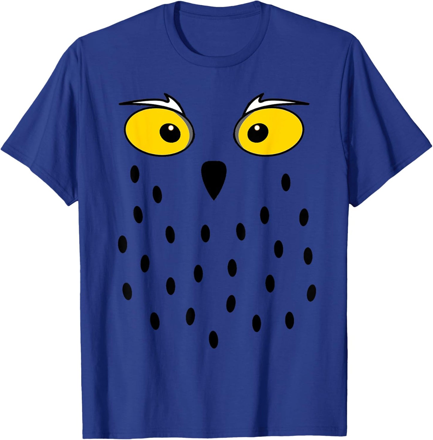 Snowy Owl Funny Cute Animal Bird Halloween Costume Gift T-Shirt - T-Shirt | Royal