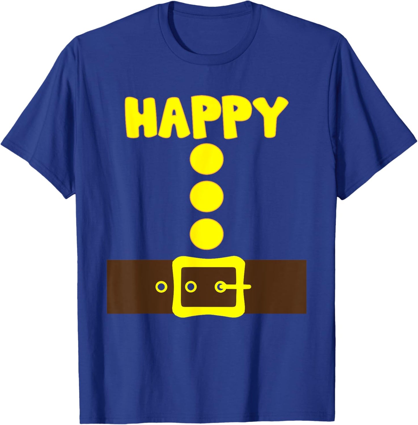 Dwarf Halloween Group Matching Family Color Dwarf Costume T-Shirt - T-Shirt | Royal