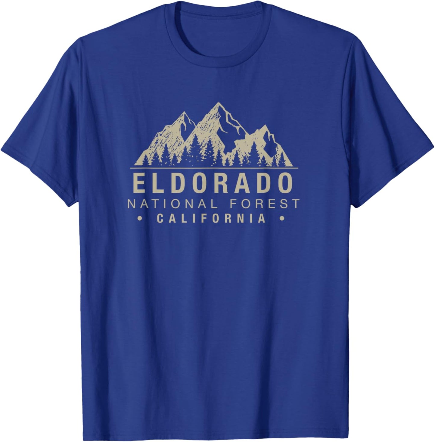 Eldorado National Forest California T-Shirt - T-Shirt | Royal
