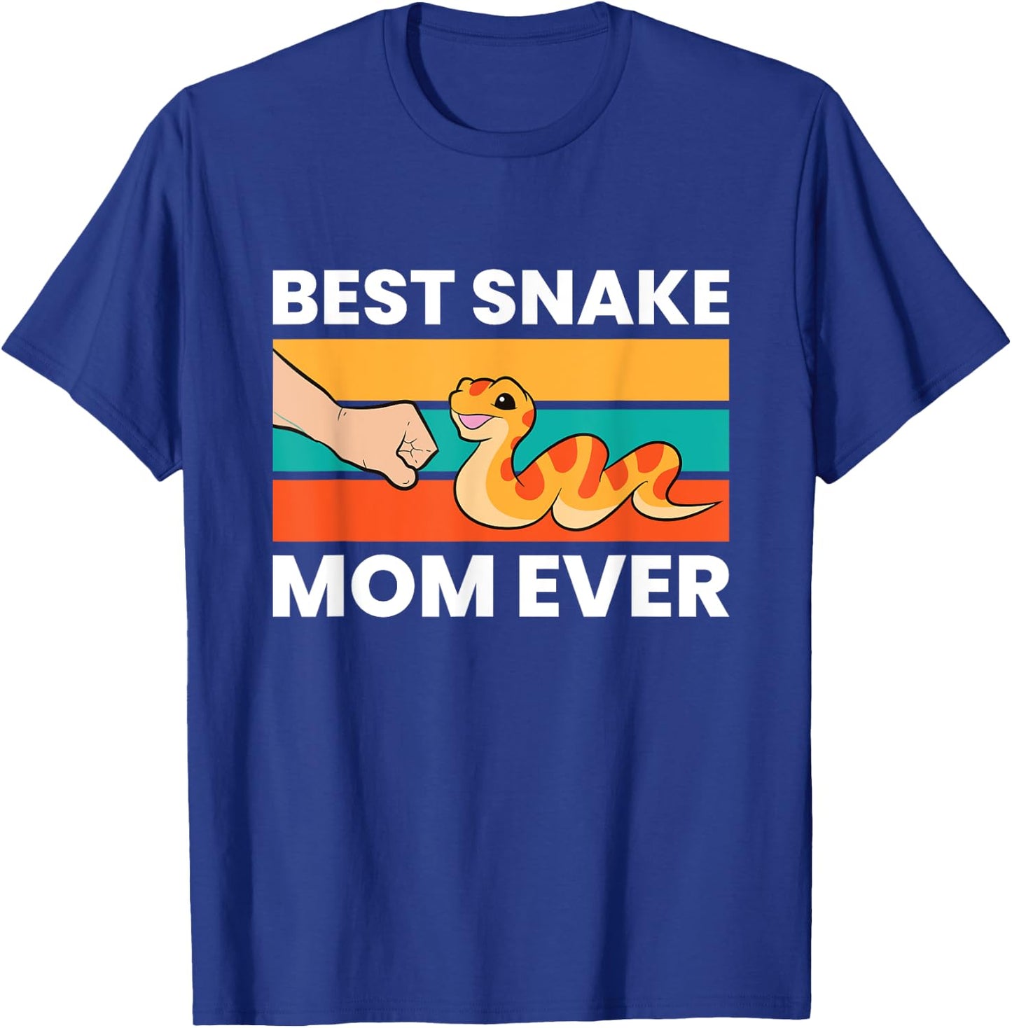 Pet Snake Best Snake Mom Ever T-Shirt - T-Shirt | Royal