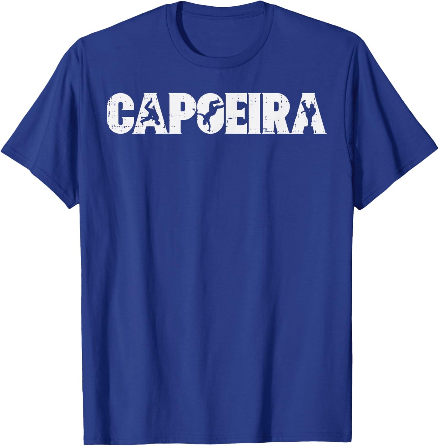 Capoeira Poses Brazilian Martial Arts Dance Men Women Gift T-Shirt - T-Shirt | Royal