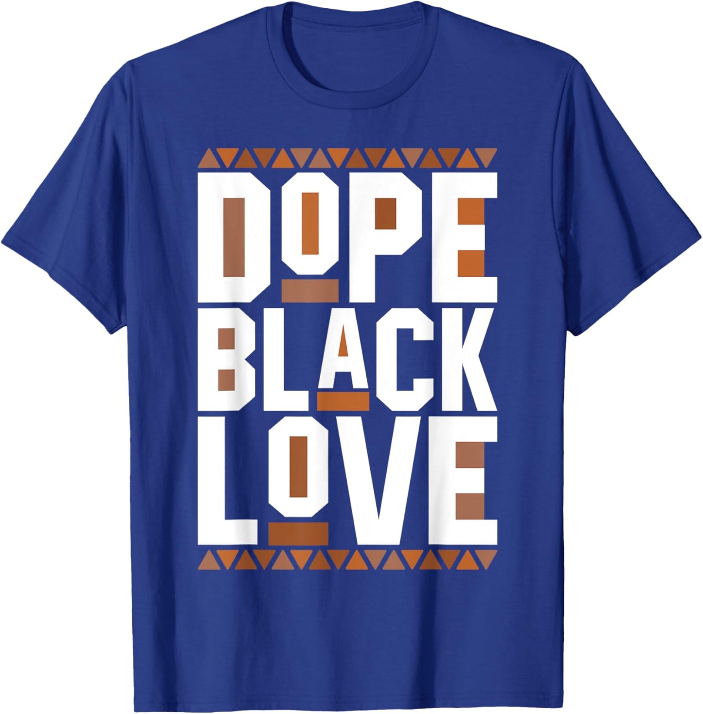 Dope Black Love Matching Couple African History Month T-Shirt - T-Shirt | Royal