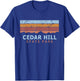Cedar Hill State Park Texas Retro Cool T-Shirt - T-Shirt | Royal