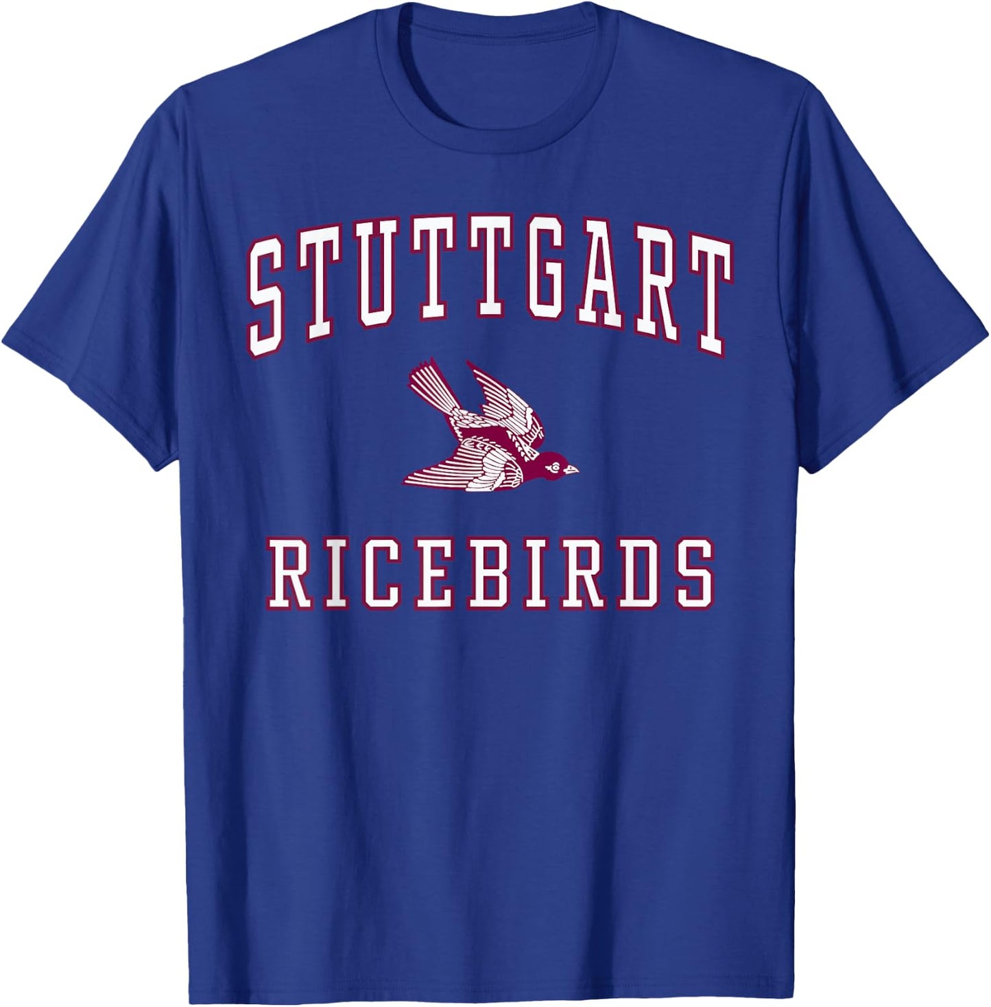 Stuttgart High School Ricebirds C1 T-Shirt - T-Shirt | Royal